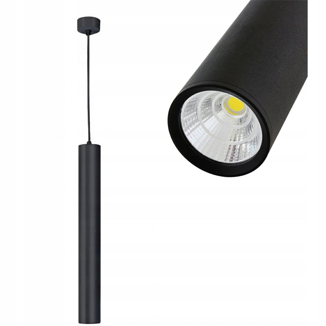 Pendelleuchte, schwarz, ZD74G, inklusive LED-Leuchtmittel 