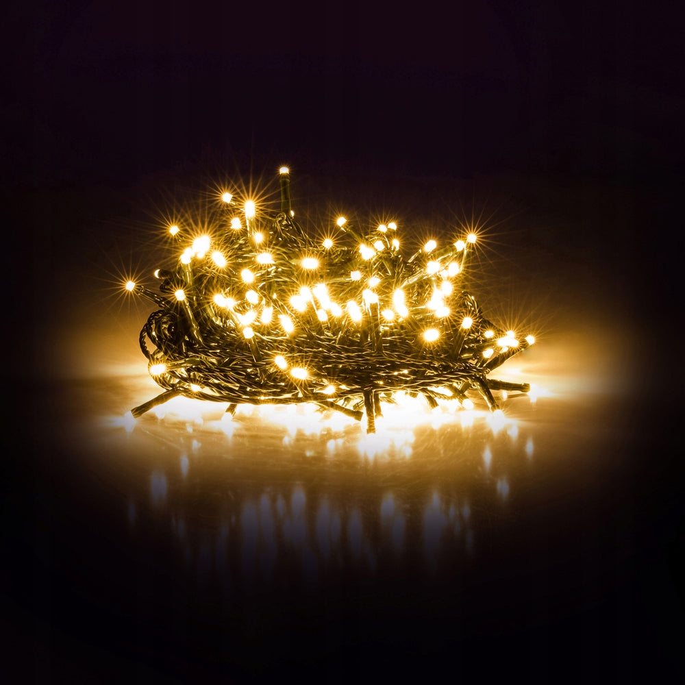 Weihnachtsgirlande RETLUX RXL 262, 100LED, 8 Blinkmodi, warmweiße Farbe, Timer 