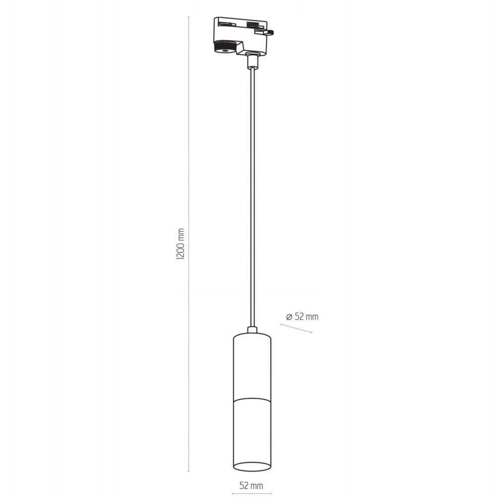 Der leichte TK Lightning Tracer 4403 wird in die Schiene eingebaut 