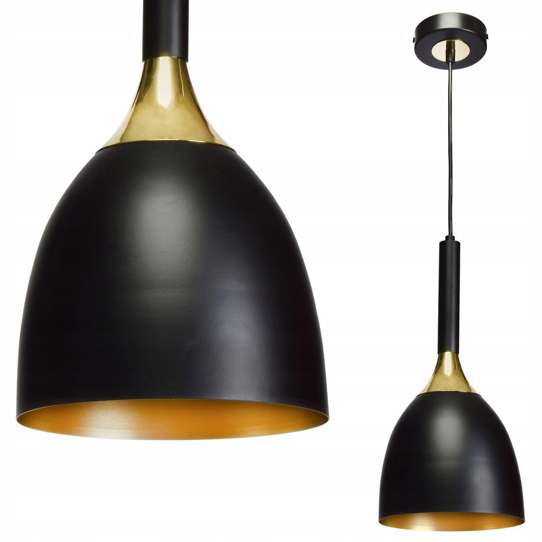 Milagro Pendelleuchte Clark Schwarz/Gold 