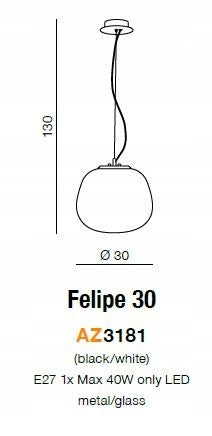 Azzardo pakabinamas šviestuvas Felipe 30 AZ3181