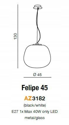 Azzardo pakabinamas šviestuvas Felipe 45 AZ3182