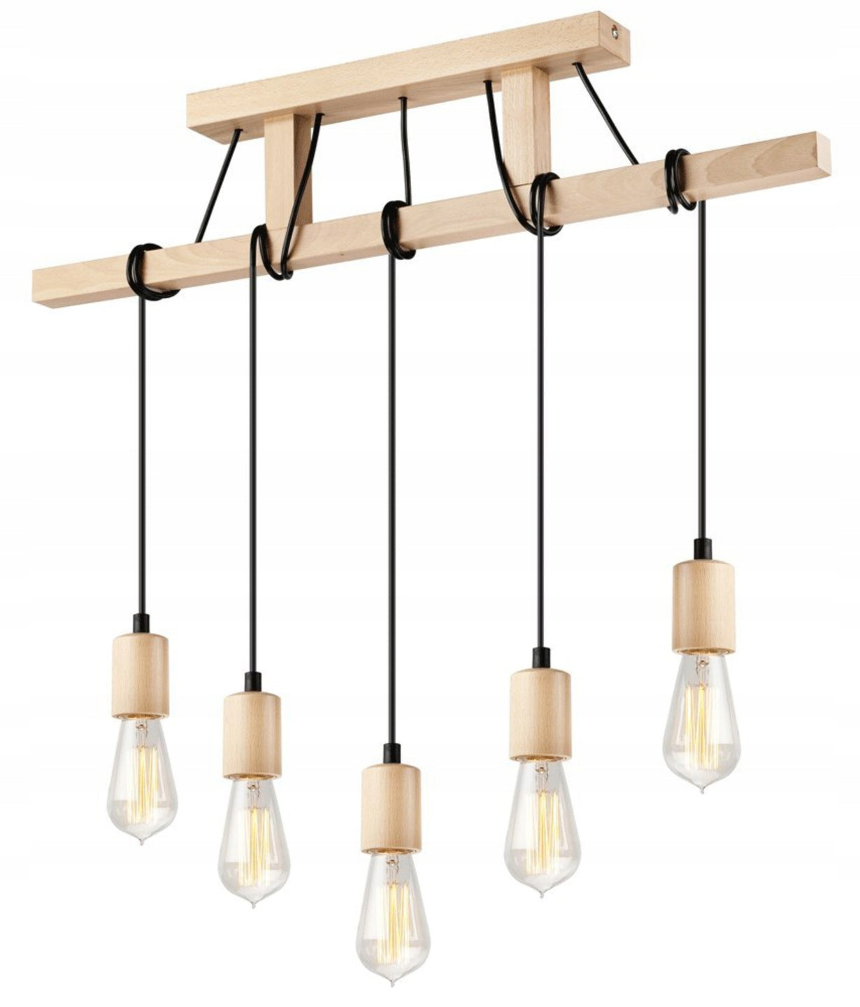 Pendelleuchte Leon im skandinavischen Stil, beige 