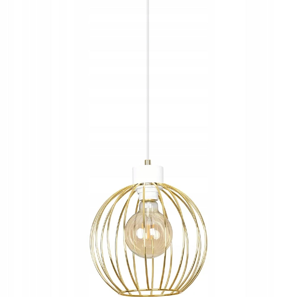 Emibig pakabinamas šviestuvas Pineta 1B White/Gold