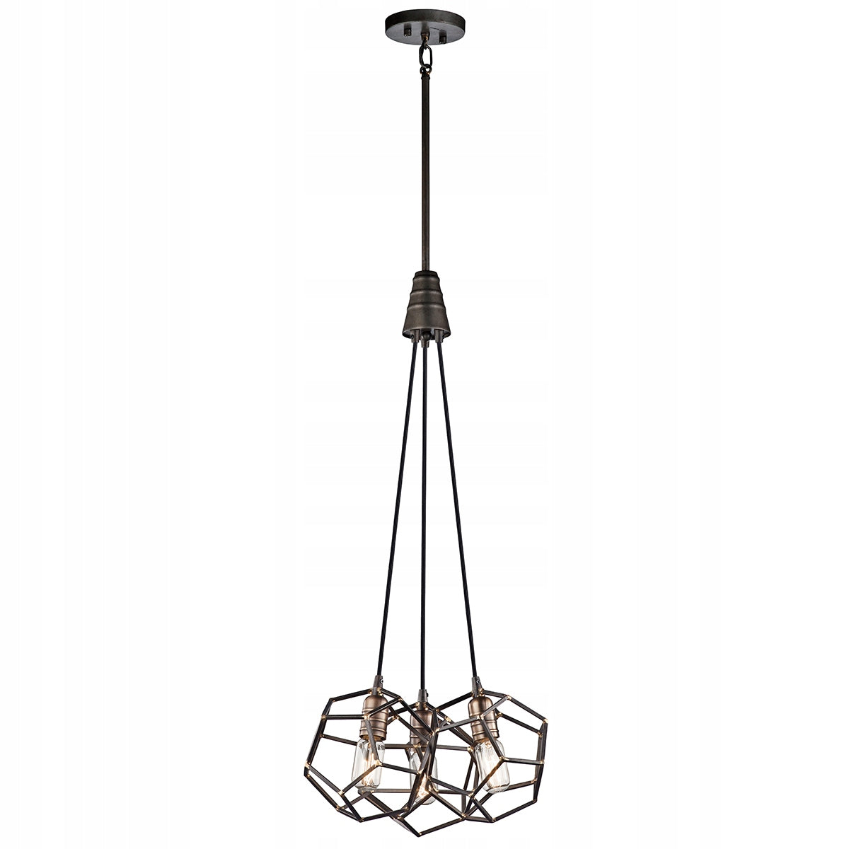 Pakabinamas šviestuvas Elstead Lighting Rocklyn KL-ROCKLYN3-RS