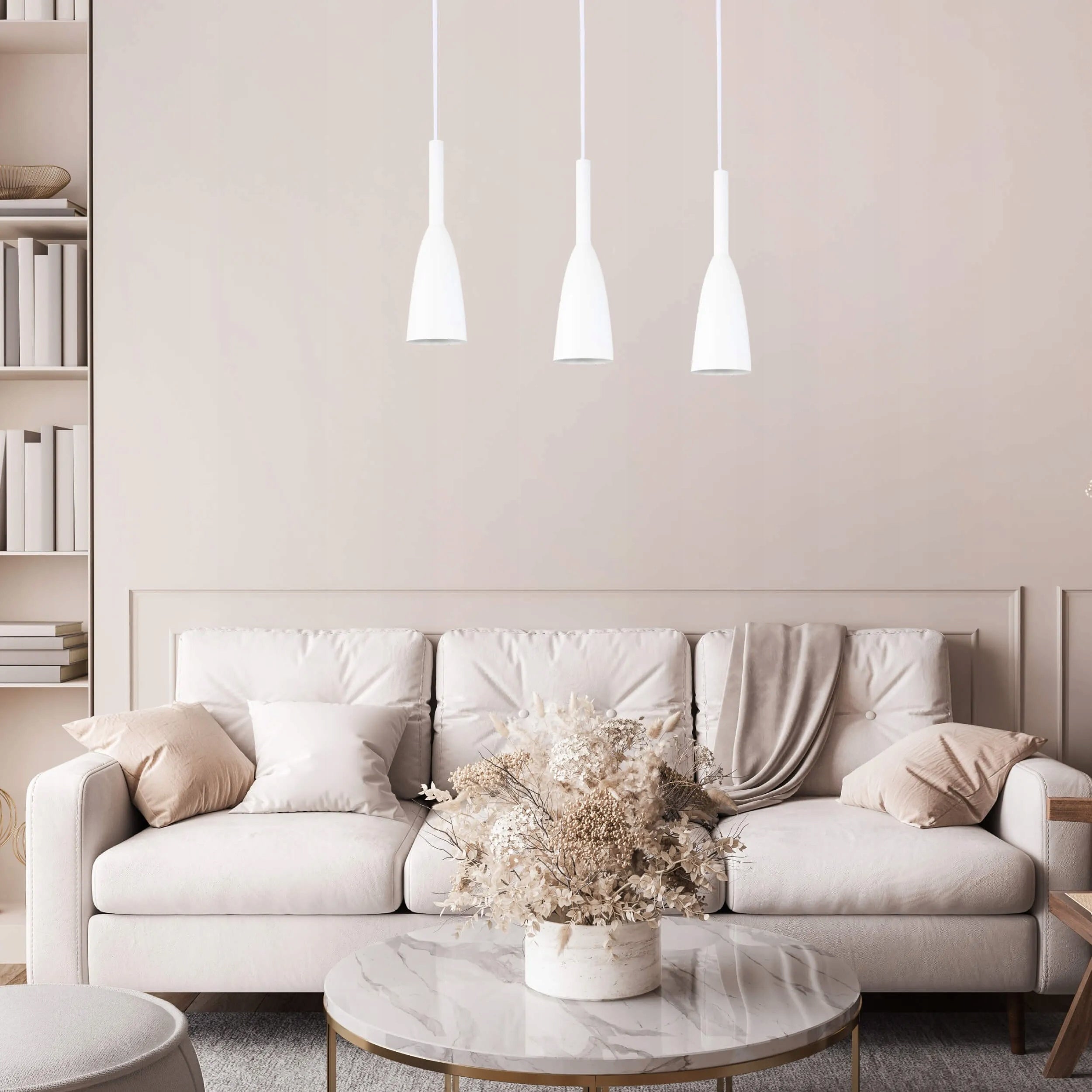 Light Prestige pakabinamas šviestuvas Solin White