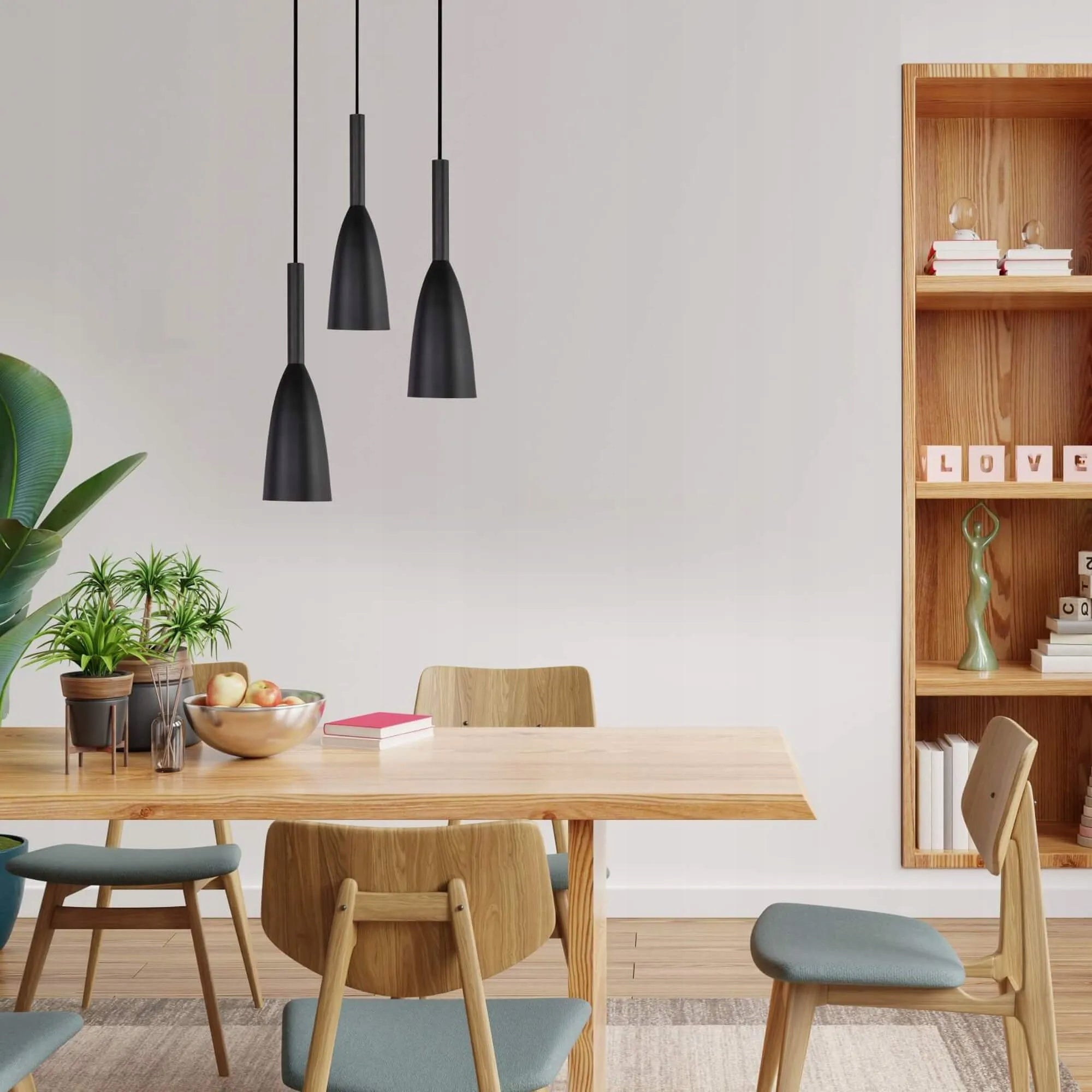 Light Prestige pakabinamas šviestuvas Solin Black