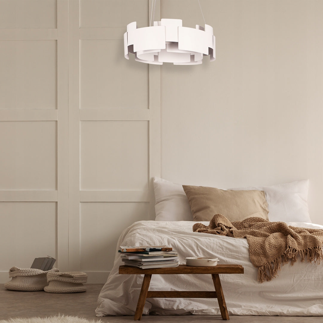 Milagro pakabinamas šviestuvas Torino White Led