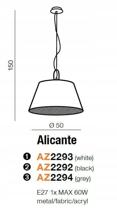 Azzardo pakabinamas šviestuvas Alicante AZ2294