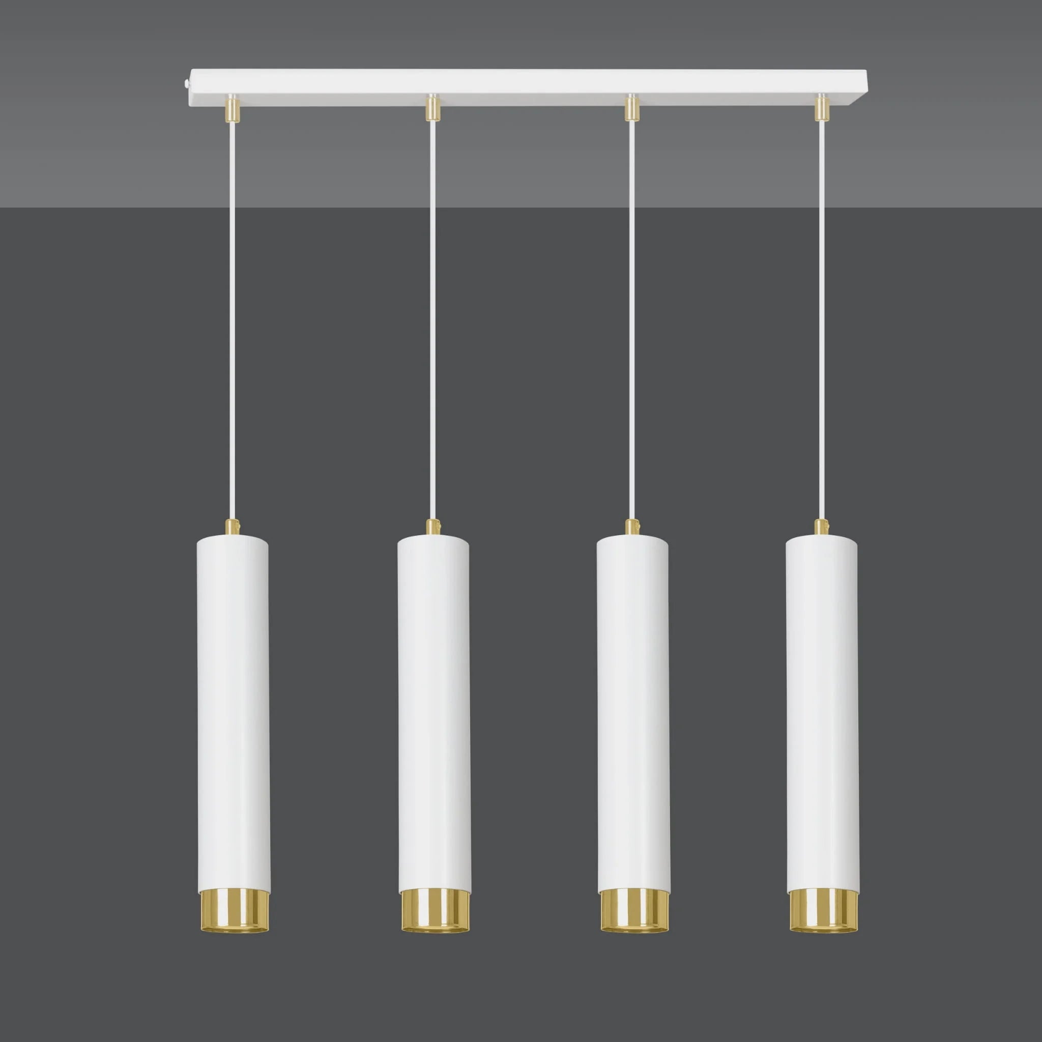 Emibig pakabinamas šviestuvas Kibo 4 White/Gold