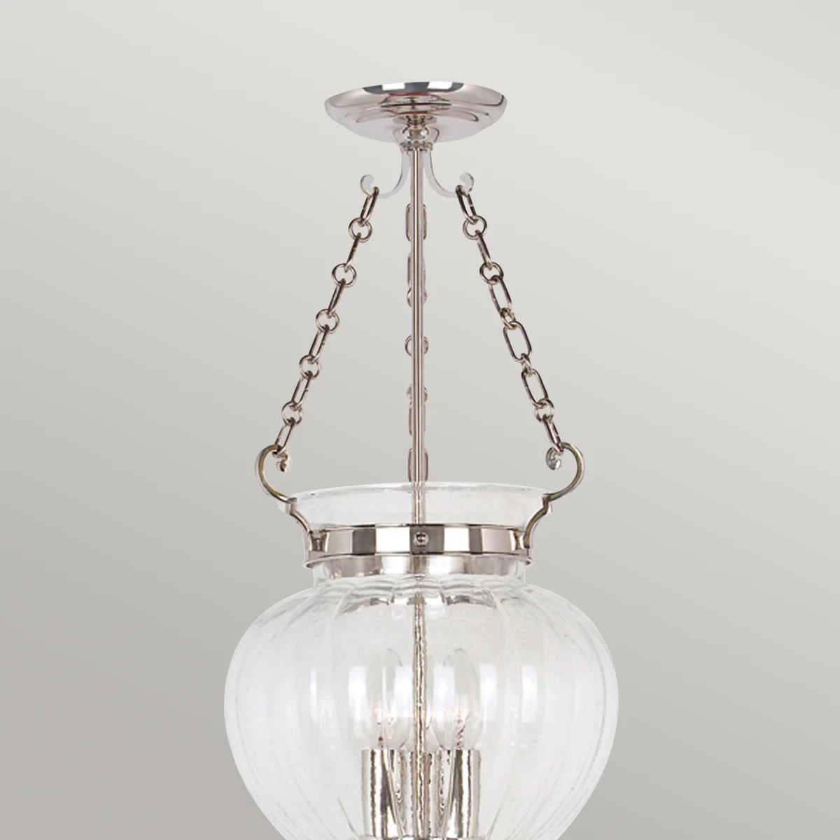 Pakabinamas šviestuvas Elstead Lighting Finsbury park FP-P-M-POL-NCKL