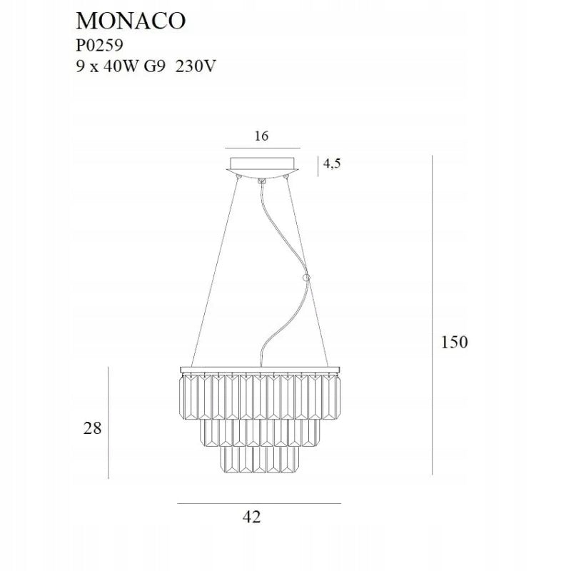 MONACOP9 P0259, Pendelleuchte 