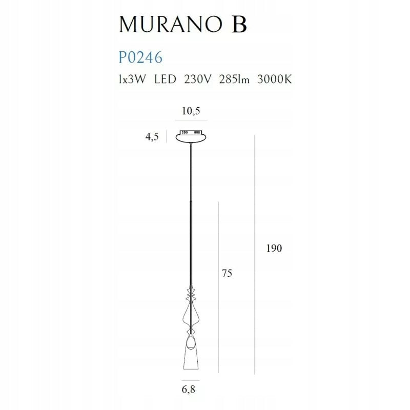 MURANO P0246, Hängelampe 