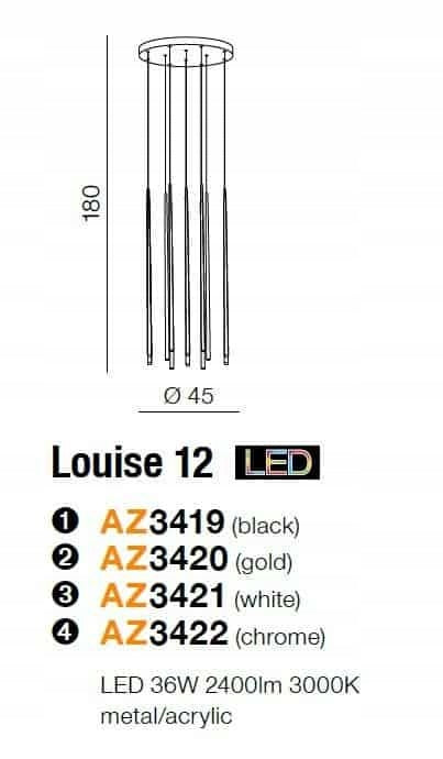 Azzardo šviestuvas Louise 1 AZ3418