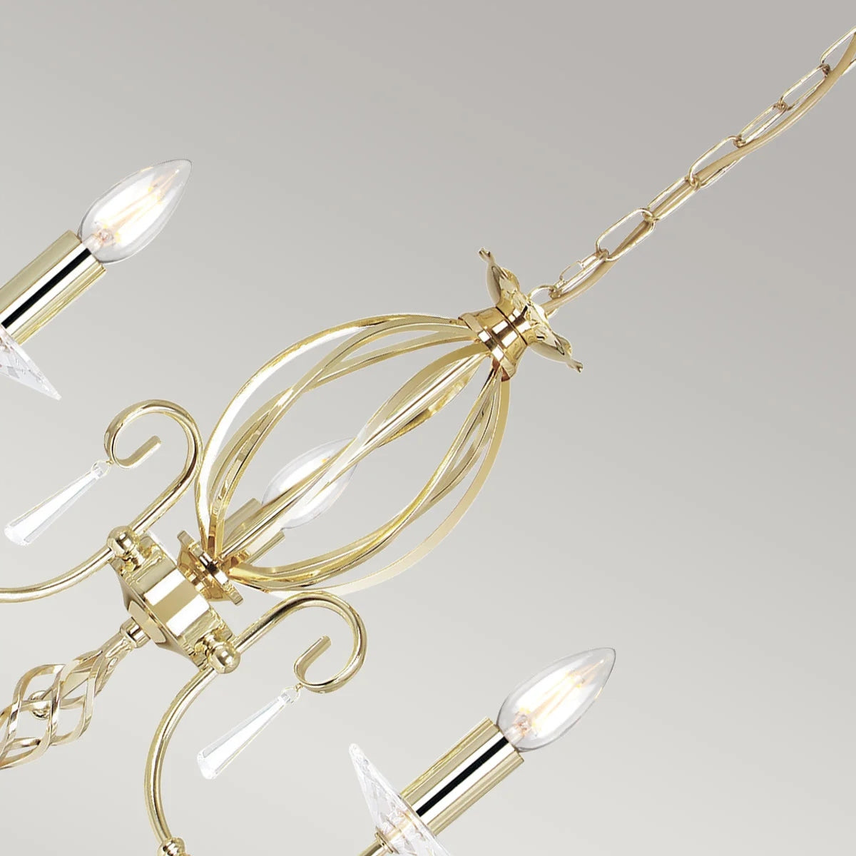 Pakabinamas šviestuvas Elstead Lighting Aegean AG3-POL-BRASS