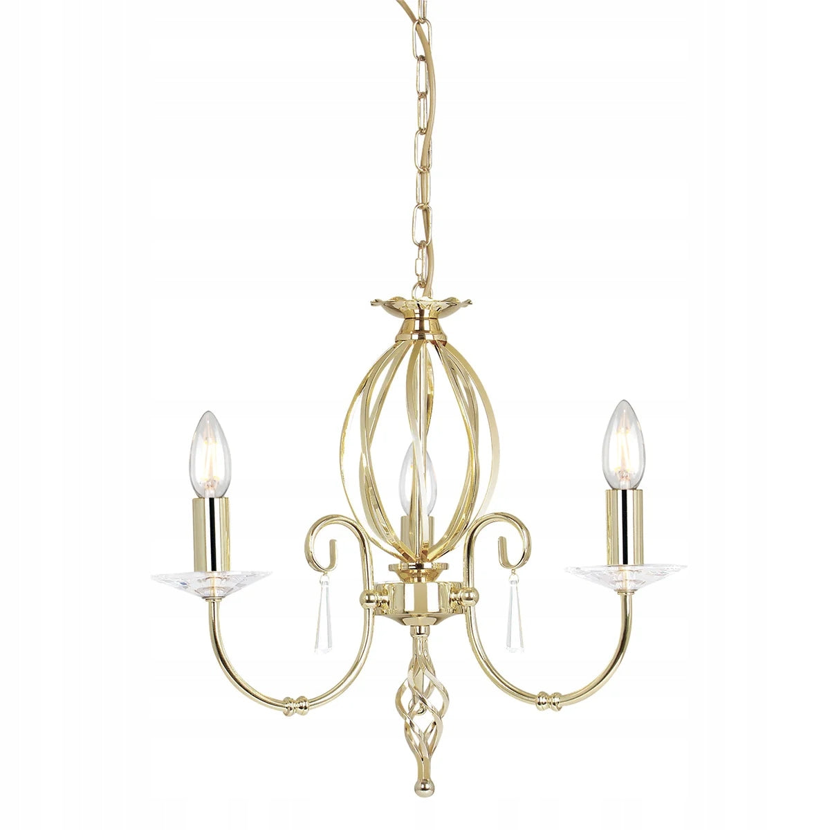Pakabinamas šviestuvas Elstead Lighting Aegean AG3-POL-BRASS