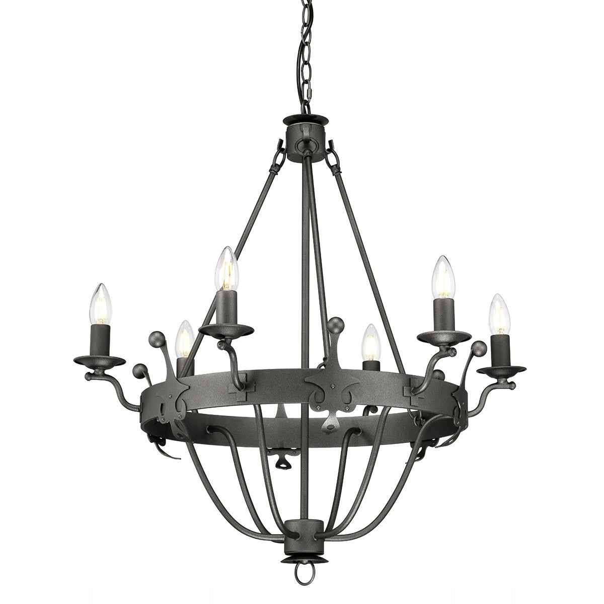 Pakabinamas šviestuvas Elstead Lighting Windsor graphite WINDSOR6-GR