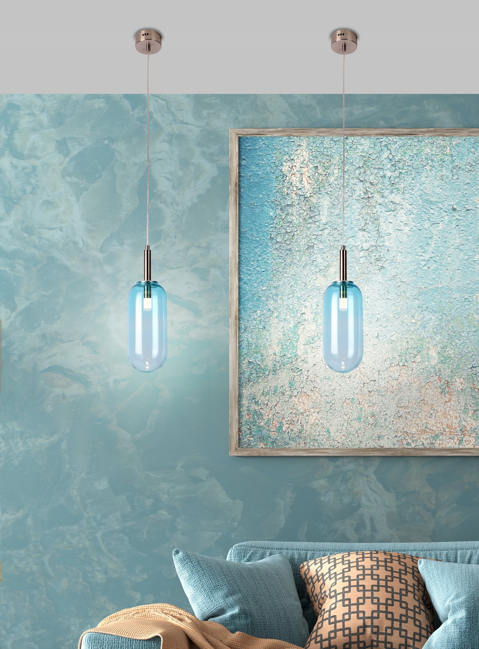 Ledea šviestuvas Fiuggi Blue
