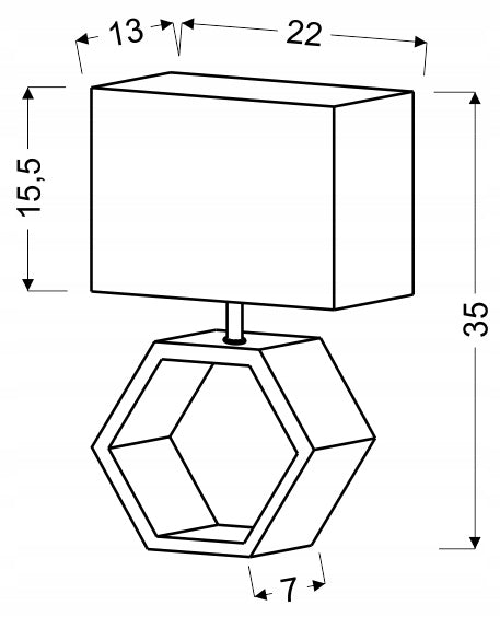 Candellux Tischleuchte Vidal 