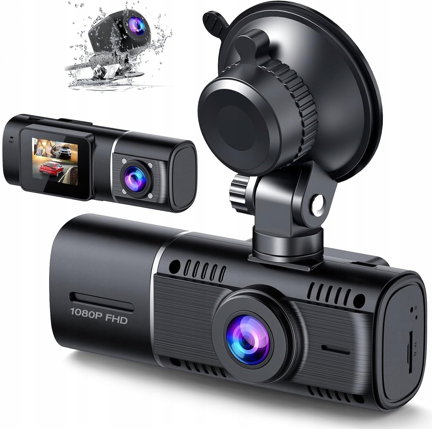Lamto C300D car camera front rear interior 3CH 1080P