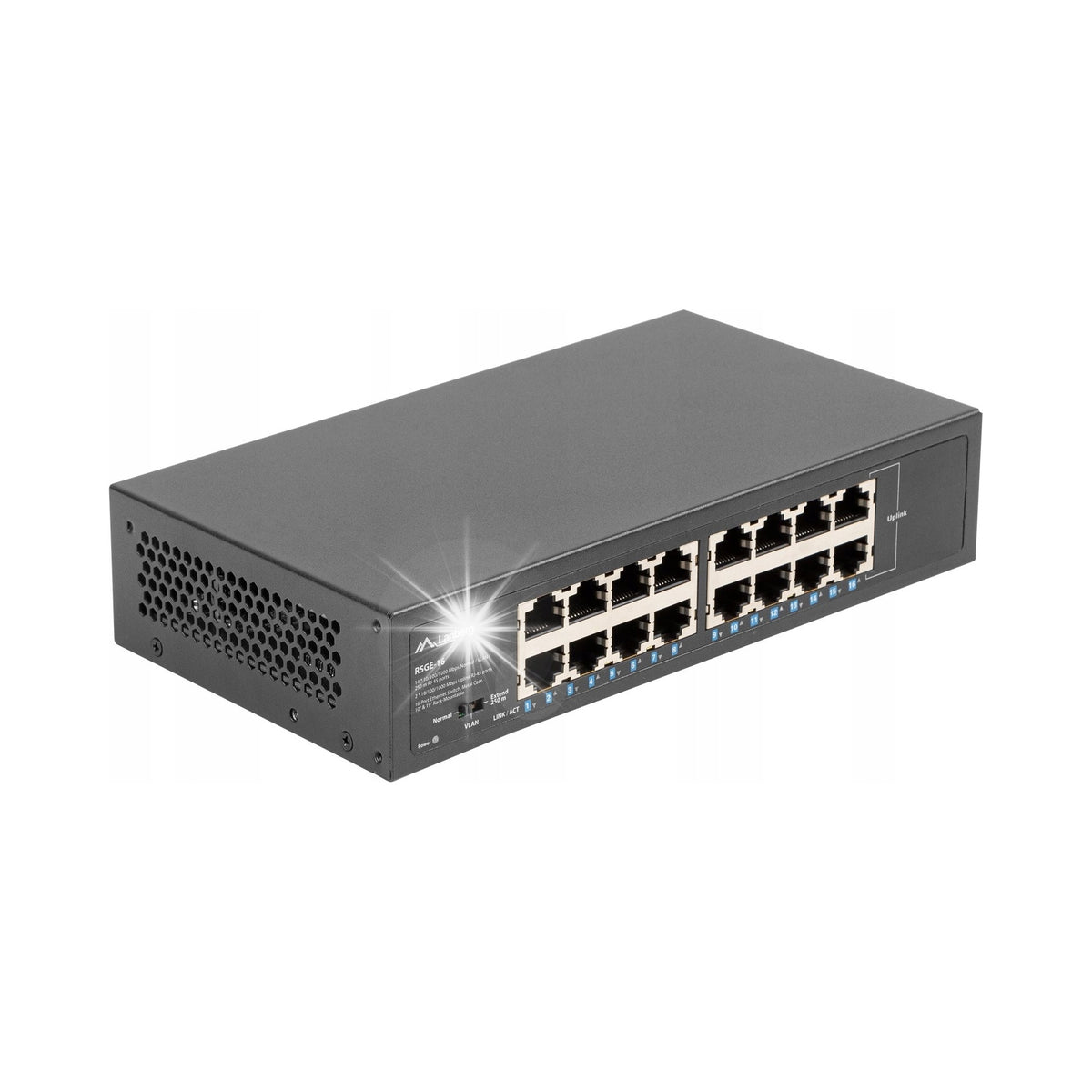 Lanberg 16-Port Gigabit Ethernet Rackmount Switch RSGE-16