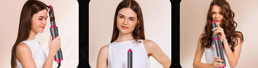 Lanboo Hair Styling, 5 in 1, with Automatic Curler, Dryer Brand no brand