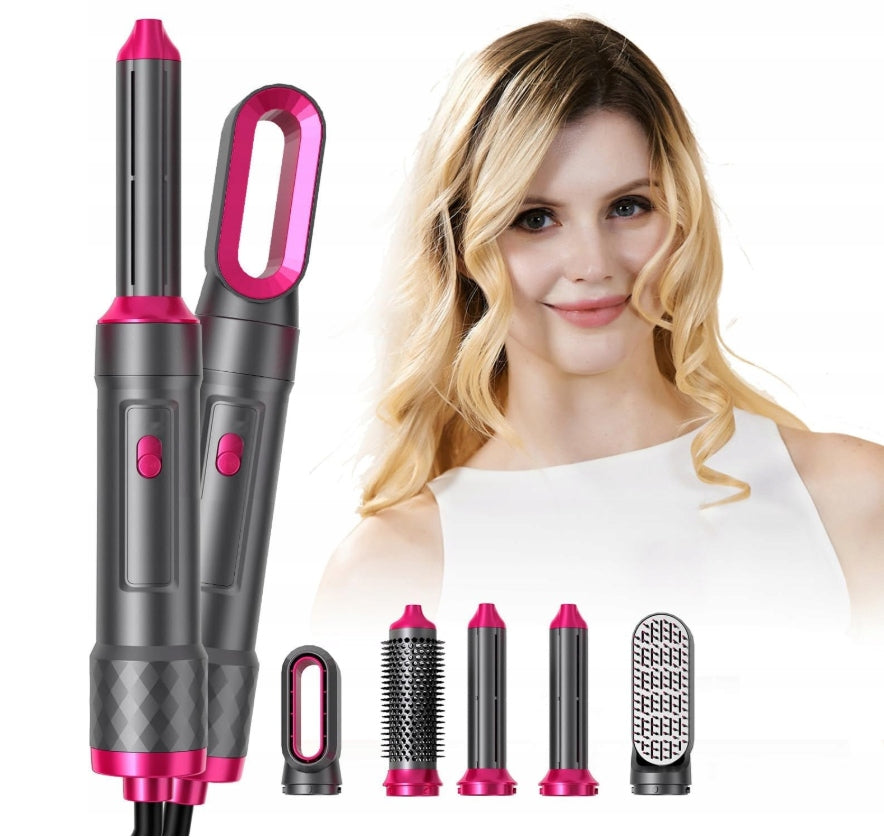 Lanboo Hair Styling, 5 in 1, with Automatic Curler, Dryer