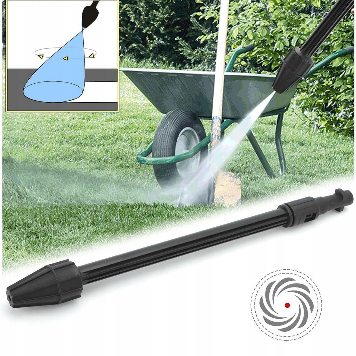 Lance Turbo for high pressure washer with rotary nozzle K2-K7 Manufacturer code 4037309554282