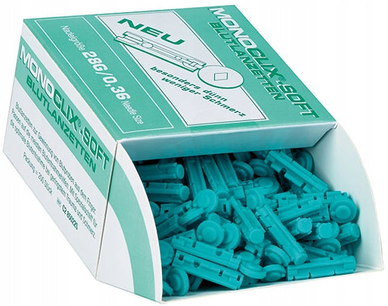 Lancets MONOCLIX 28G / 0,36mm 200pcs Medical device yes