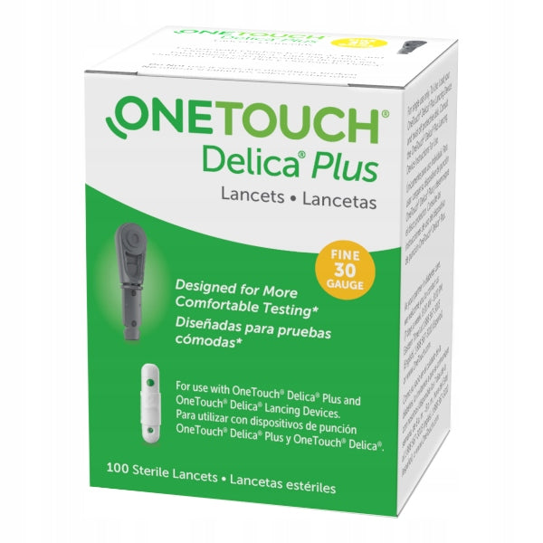 Lancety One Touch Delica Plus 100 pieces lancet needle => OneTouch