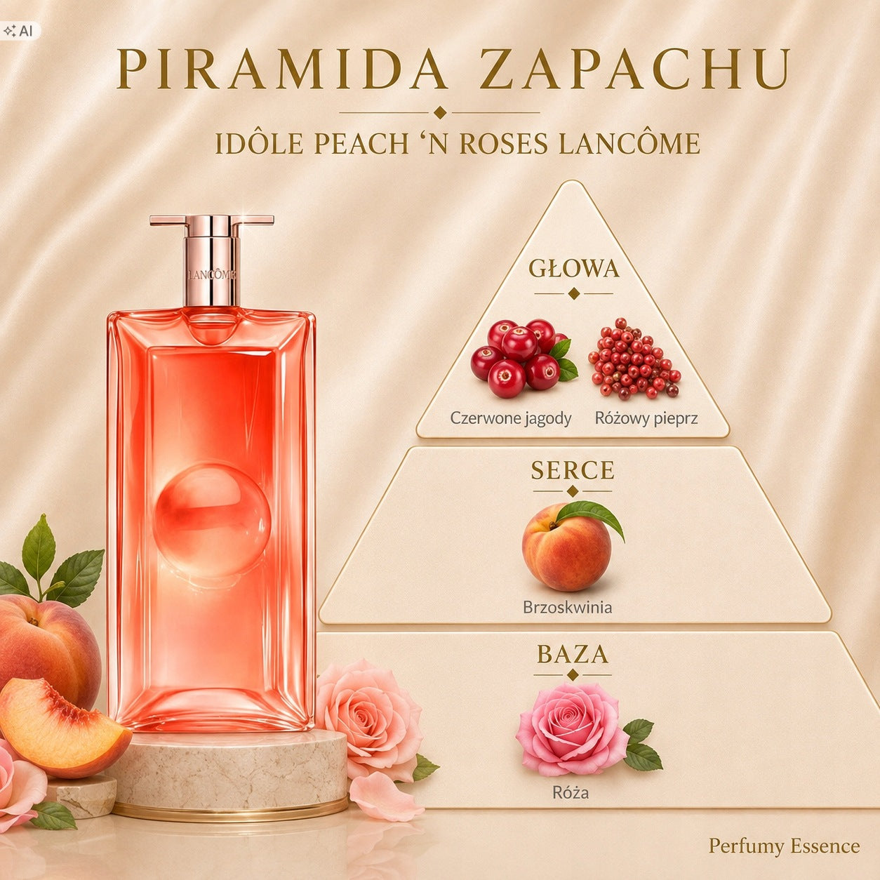 Lancôme Idôle Peach'N Roses EDP 25 ml Brand Lancôme