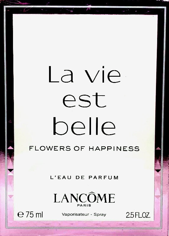 Lancôme La Vie Est Belle Flowers Of Happines 75 ml. EAN (GTIN) 3614271882073