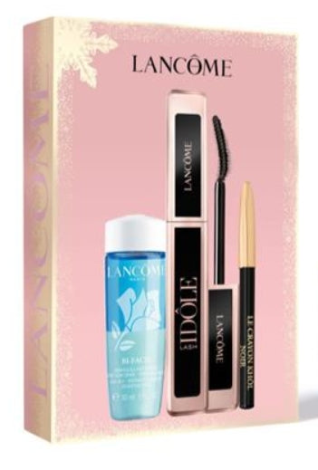 Lancome Lash Idole Mascara Gift Set +Eye Dem. Liquid + Chalk