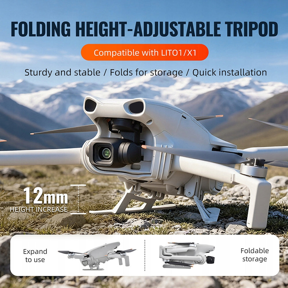 Landing Gear For DJI Neo 2 Foldable Quick Release Extension Leg Packaging status original