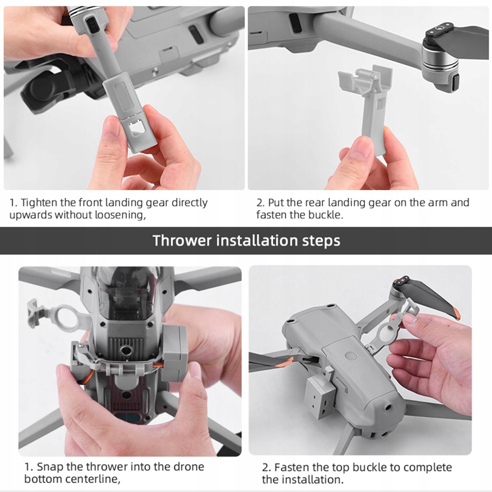 Landing Gear with Airdrop Device, Fishing Line Extensions Marriage Proposal Packaging status original