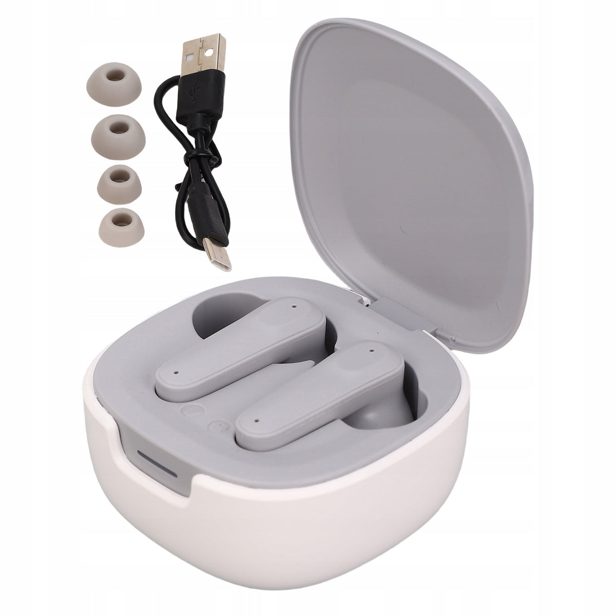 Language translator, earbuds with long battery life during the river