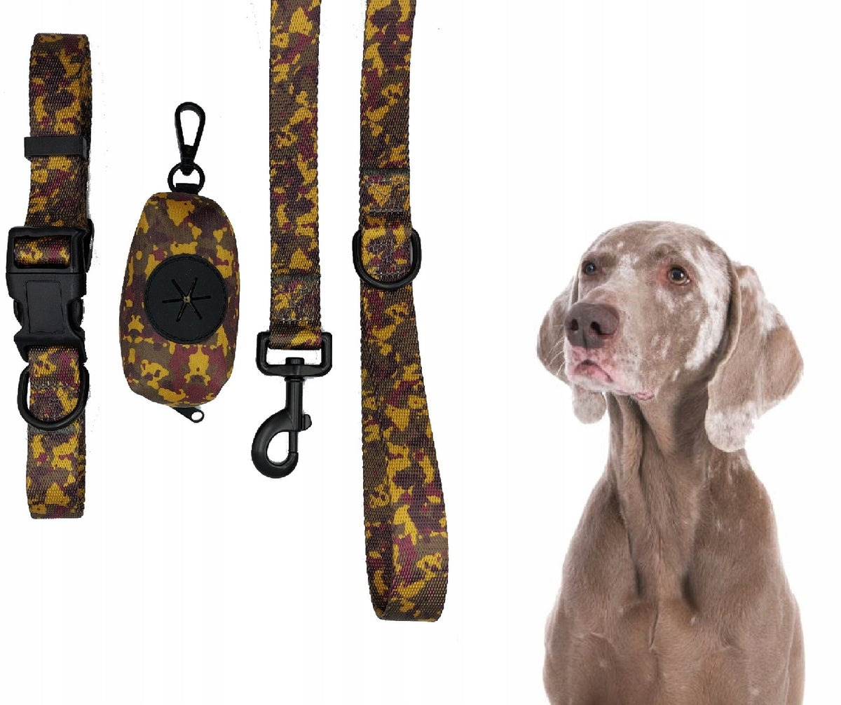 Lanyard Collar Dog Bag Size M/L SET COLOR MORO