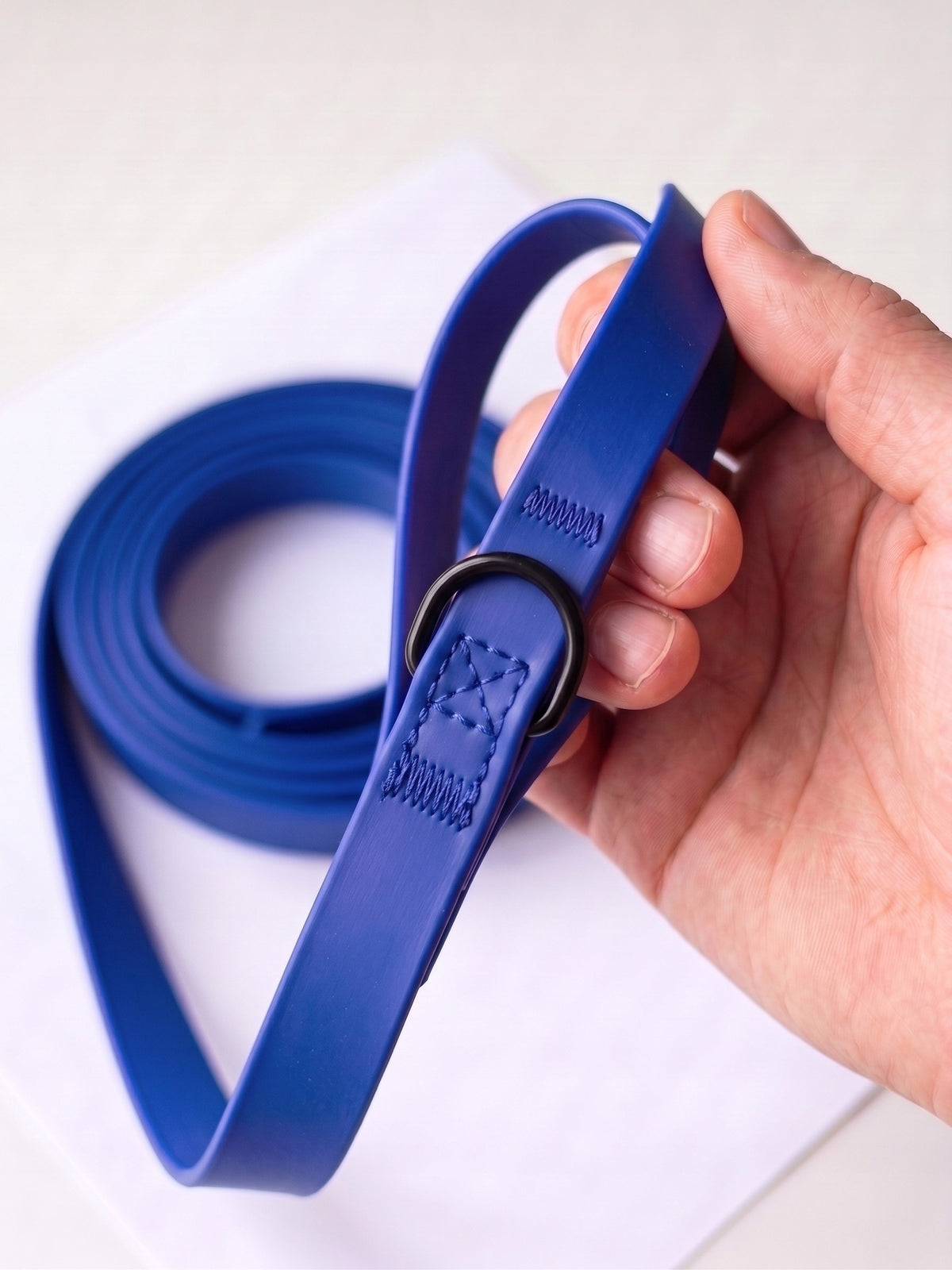 Lanyard Rope 3m Sewn Training for Dog Waterproof PVC Strong Tape 15mm Manufacturer code S01Granat