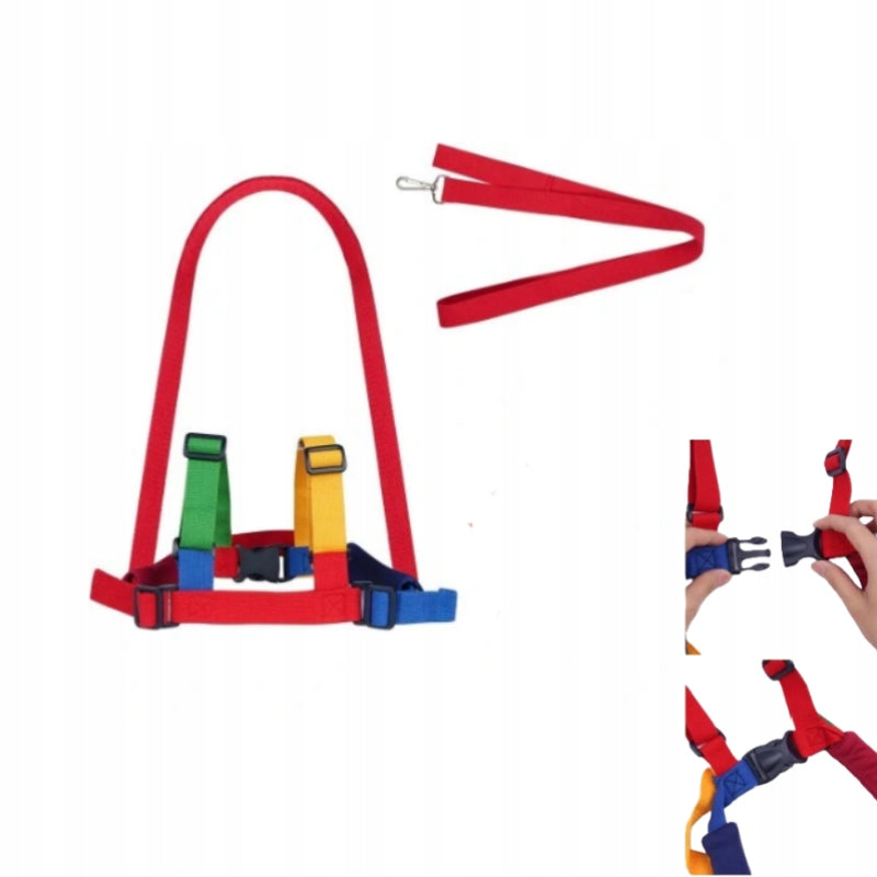 Lanyard Safety Harness for Children Walking for Walking Red