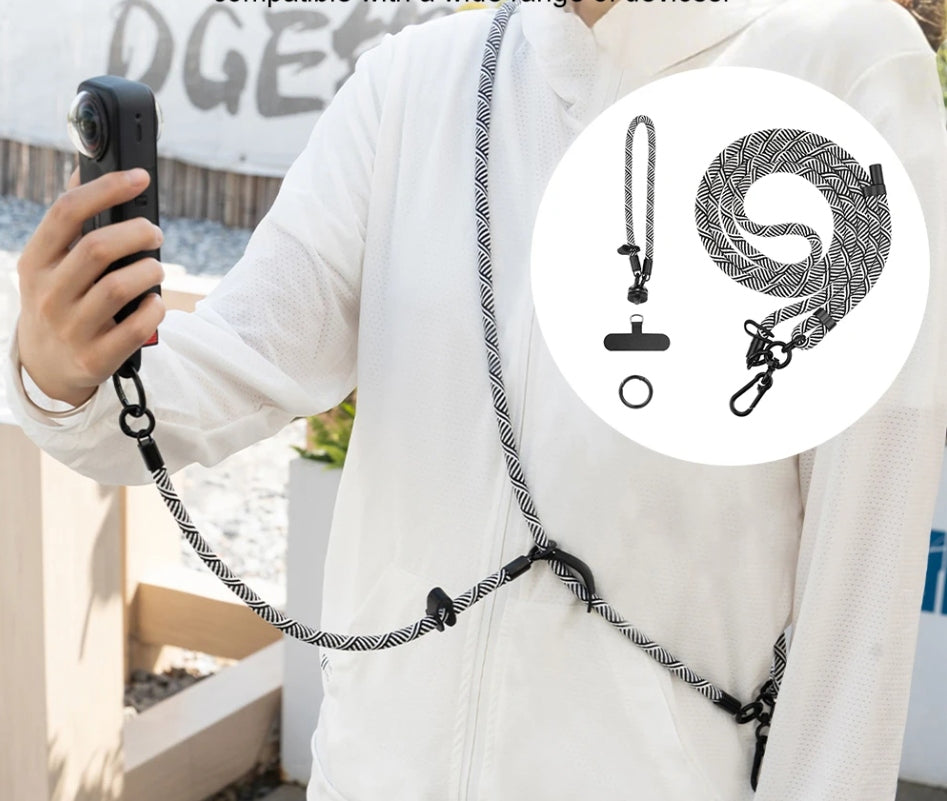 Lanyard Strap Shoulder Holder 85 cm + Screw Mount 1/4 for DJI GoPro Camera Packaging status original