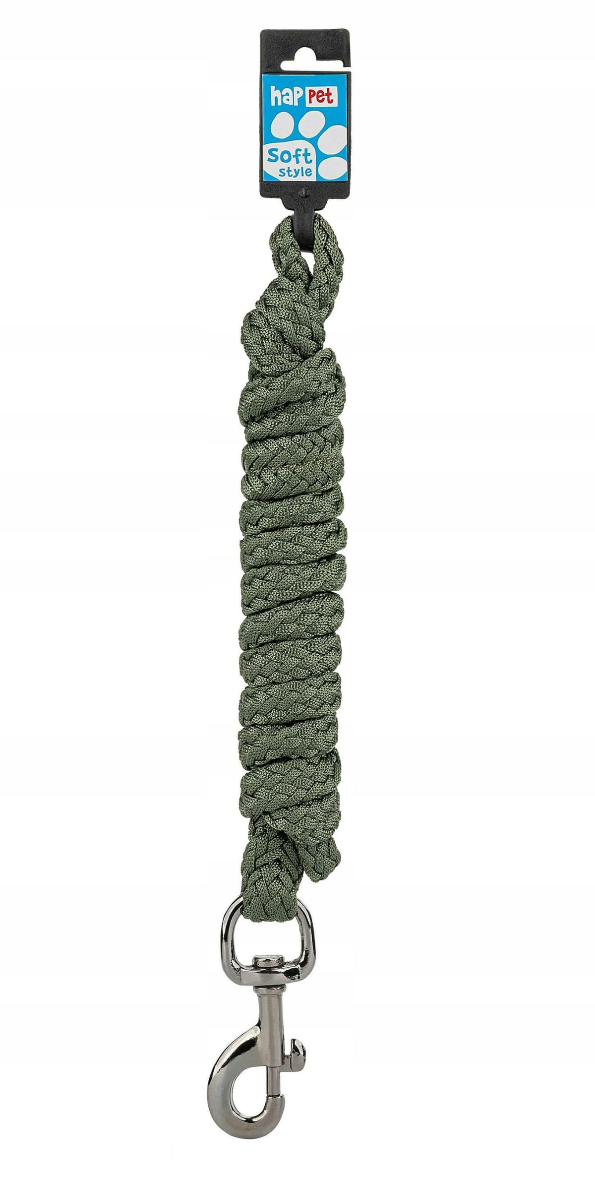 Lanyard braided cord green 220cm