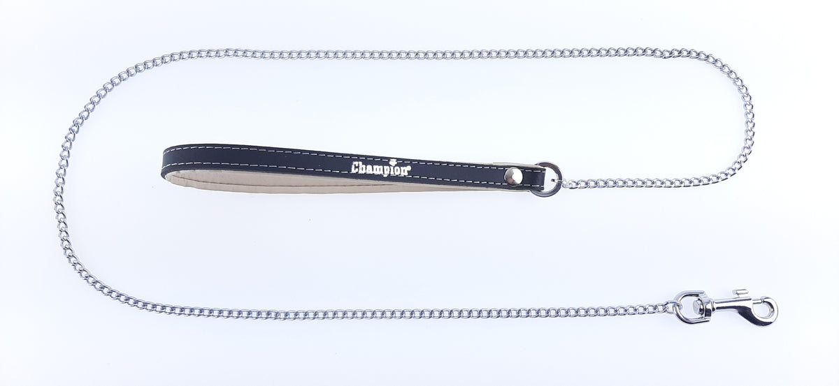 Lanyard chain link 1, leather handle 110 cm Manufacturer code MSŁ 1