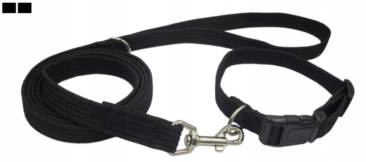 Lanyard + dog collar 2m grey DEER PET Manufacturer code S+O2mszary