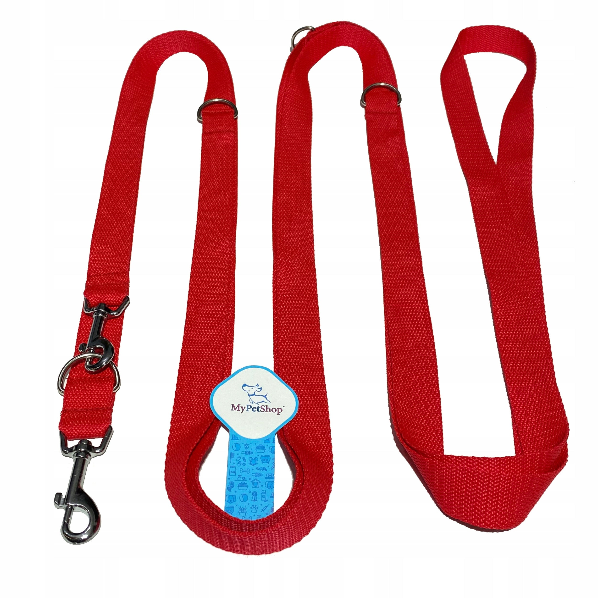 Lanyard for Dog Training Fastened to 5 lengths. Lightweight shoulder 5 m /11mm Color multicolor