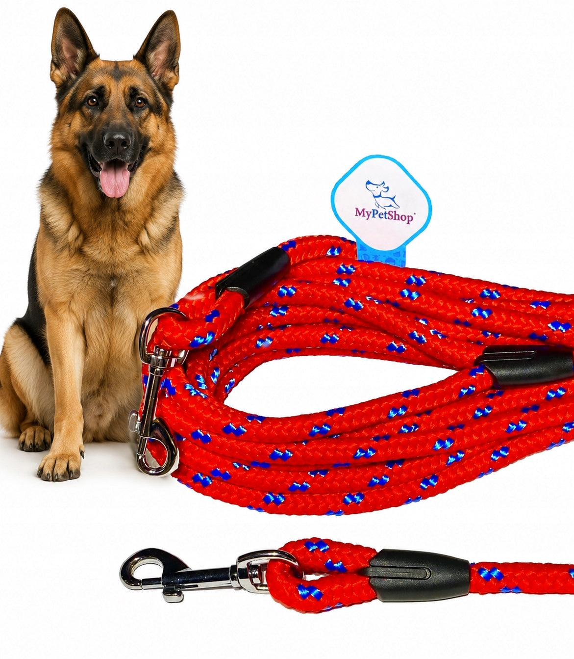 Lanyard for Dog Training Rope Training 15m. Very strong with 10mm core Packaging status original
