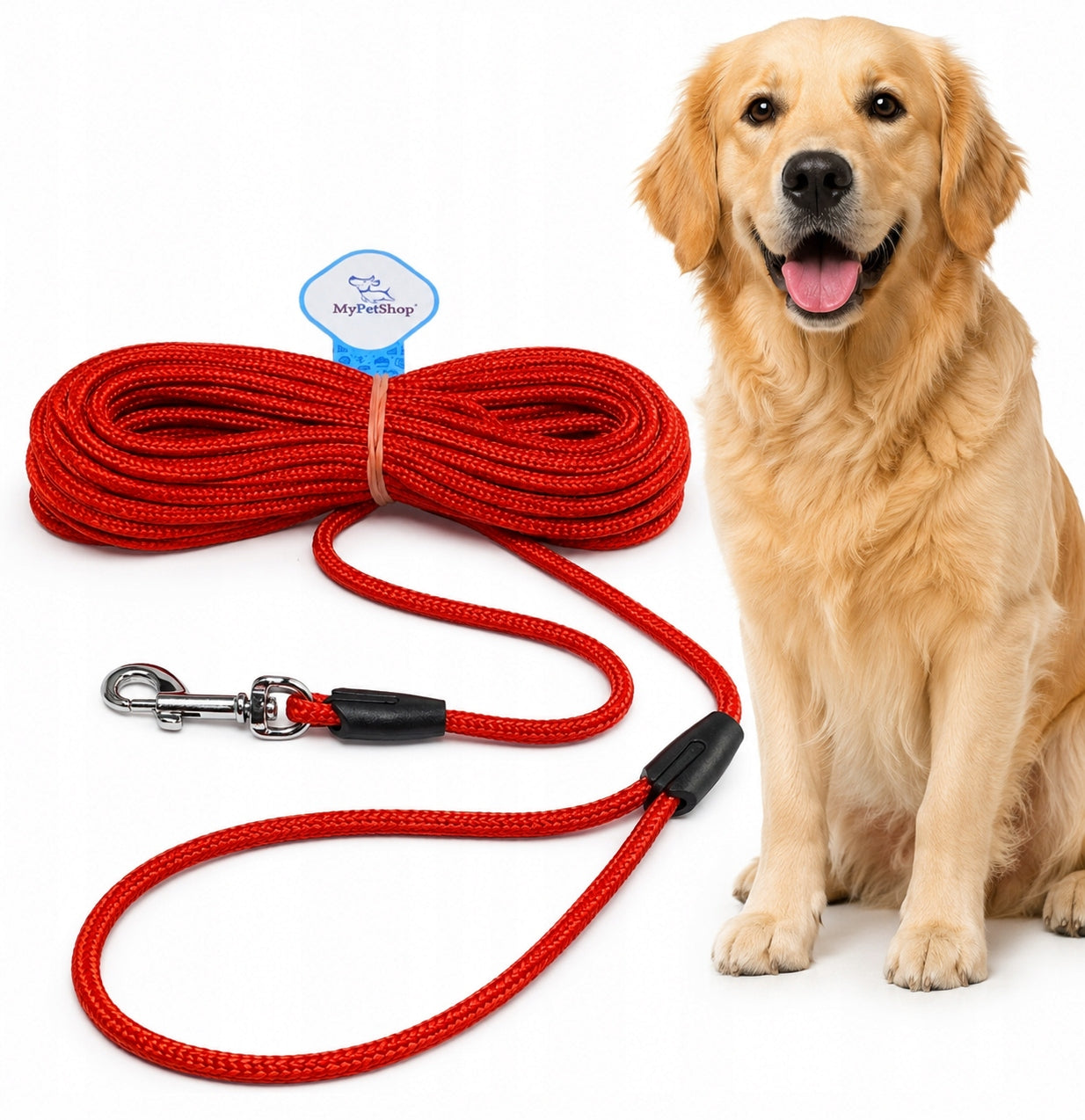 Lanyard for Dog Training Rope Walking 10 meter - 5mm.