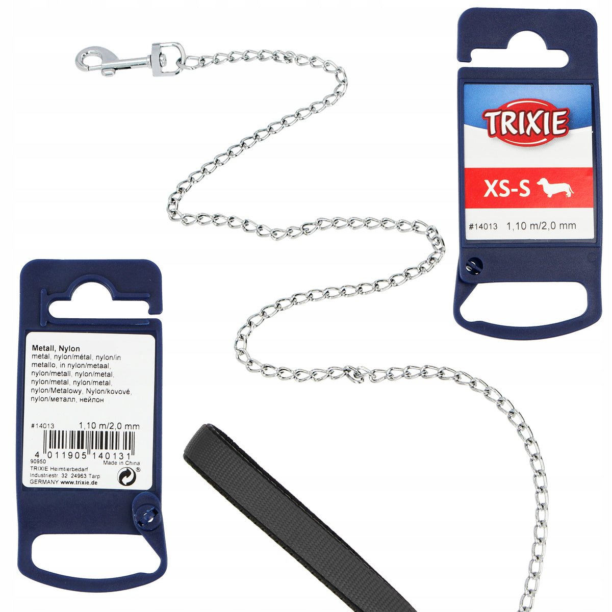 Lanyard for PSA 1,1m TRADITIONAL CHAIN STRONG CORD Metal LEATHER Training 0K Manufacturer code 14011