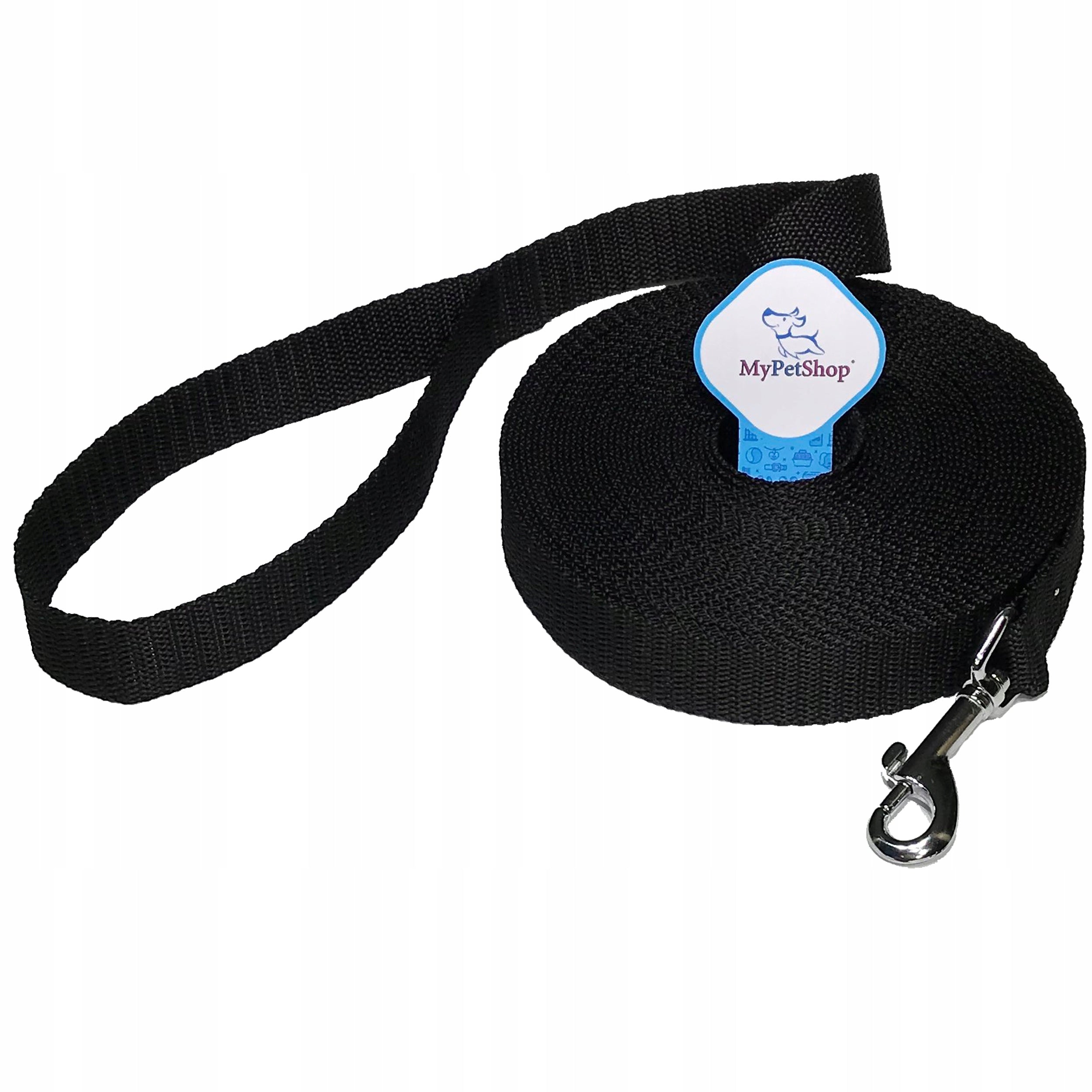 Lanyard for Training Dog 10m. Strong-width 25mm Reinforced Carabiner Packaging status original