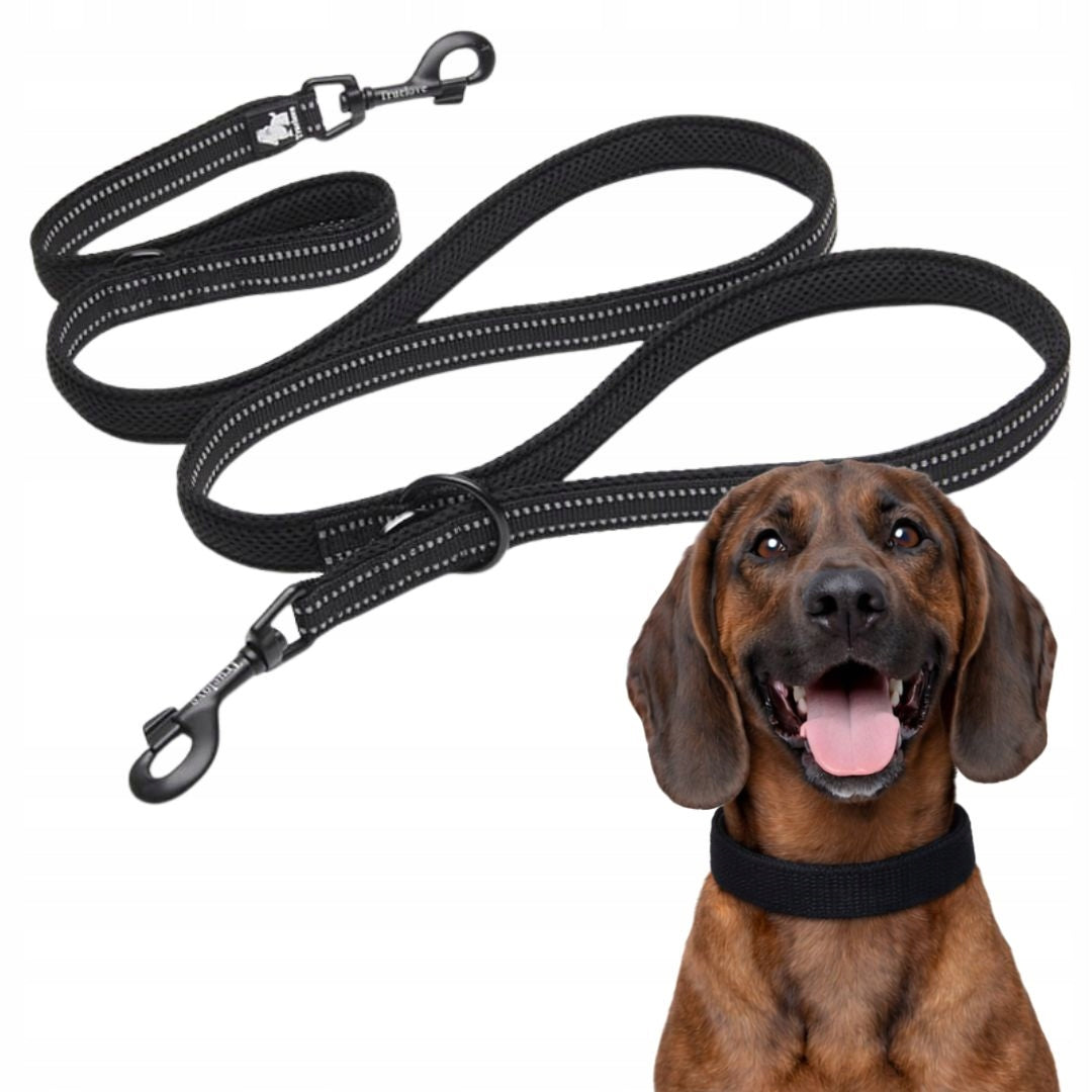 Lanyard for medium dog Truelove Active Pro+ 250 cm black