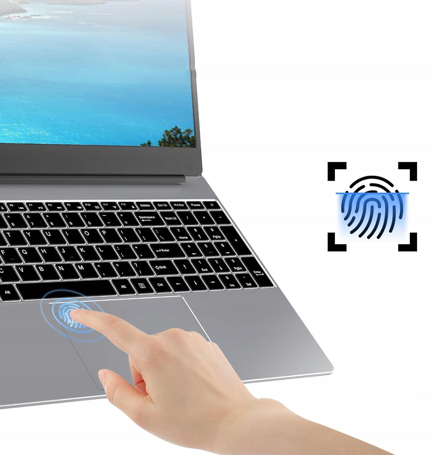 Laptop 17,3 cala N5095 16GB 1TB SSD W11 Srebrny Komputer EAN (GTIN) 0755113639097